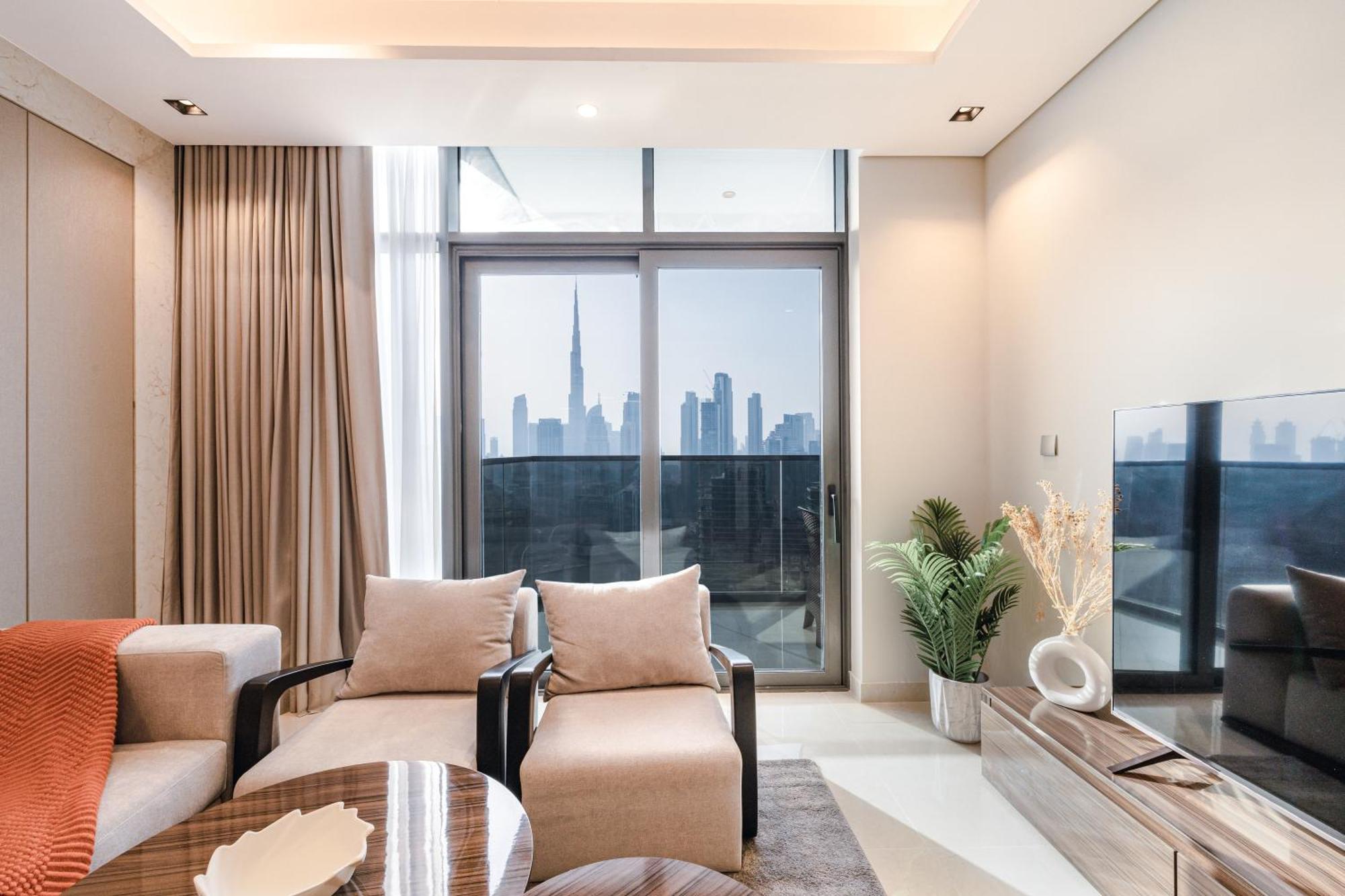 Apartment Luxury 1br Burj Khalifa View Business Bay Dubai